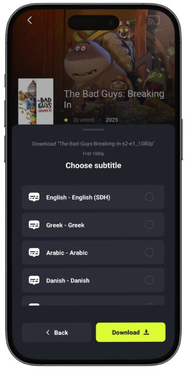 Subtitles Support